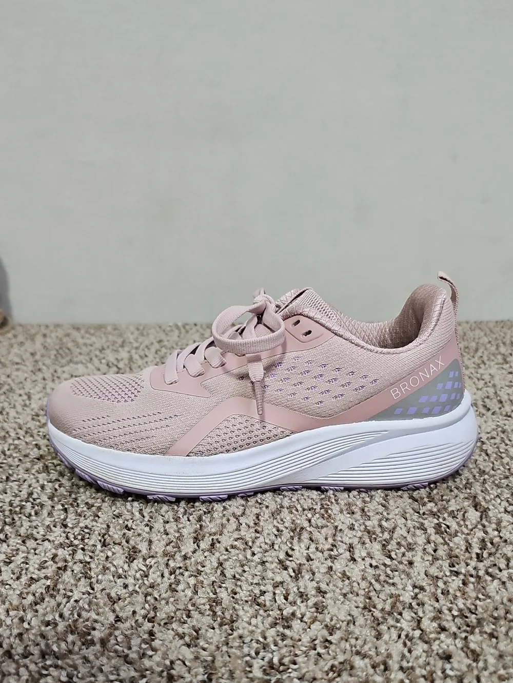 BRONAX WOMENS WIDE TOE BOX SNEAKERS BFPM-07-095